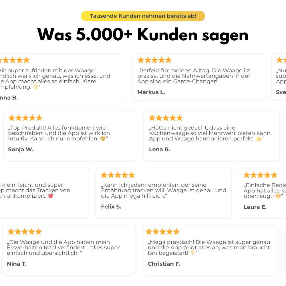 Smart Scale - Tracking leicht gemacht - BLACK WEEK Angebot